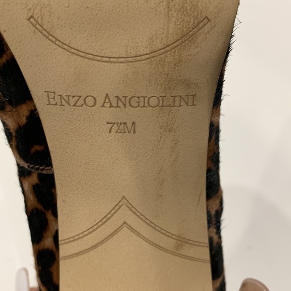 Enzo Angiolini Woman’s Leopard Print Heels Size 7.5 - Picture 8 of 13